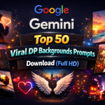 Google Gemini Top 50 Viral DP Backgrounds Prompts Download (Full HD)