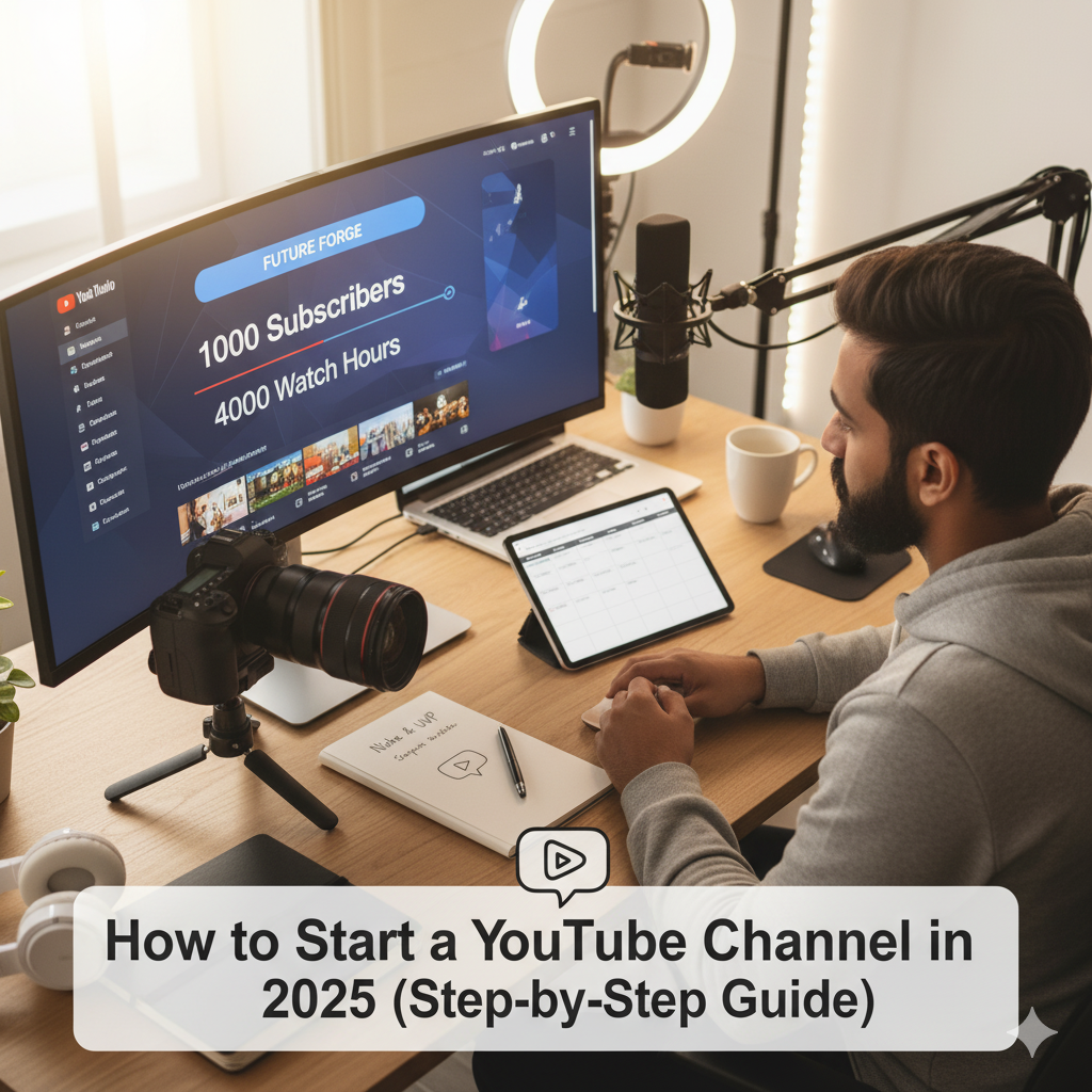 How to Start a YouTube Channel in 2025 (Step-by-Step Guide)